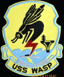 USS WASP CV18 AIRCRAFT CARRIER US NAVY PATCH  