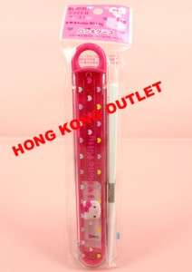 Hello Kitty Chopsticks with Case Box Sanrio C7e  
