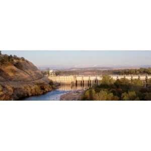  Dam on a River, Nimbus Dam, American River, Sacramento 