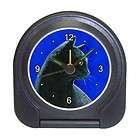 travel alarm clock from art painting black cat 494 returns
