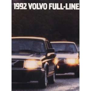  1992 Volvo Sales Brochure 960 940 Turbo 240 740 