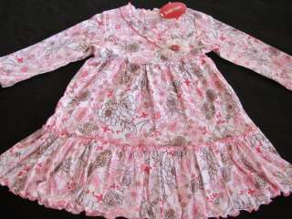 NWT Adorable Baby Everyday Nay Kimono Style Dress 2T  