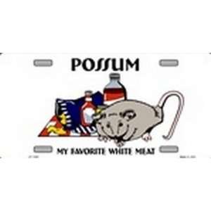  Possum My Favorite White Meat License Plates Tags Plate 