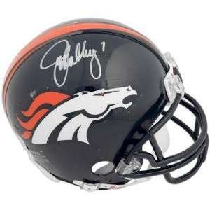  John Elway Autographed Mini Helmet   Autographed NFL Mini 