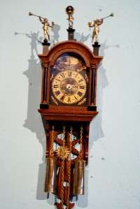 Antique Dutch Schippertje wall clock   1940   large model   orfac 