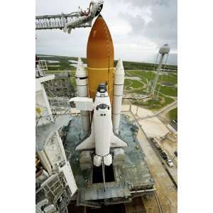  Space Shuttle Atlantis on the Launch Pad at Kennedy Space 
