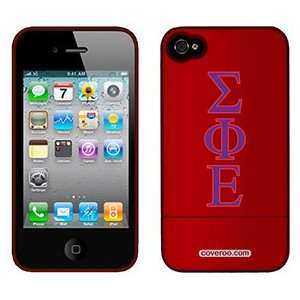 Sigma Phi Epsilon letters on AT&T iPhone 4 Case by Coveroo 