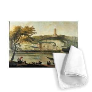 The Chateau de La Roche Guyon (oil on   Tea Towel 100% 