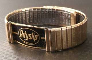 NOS 5/8 Rose Gold ArtySlip Cuff 50s Vintage Watch Band  