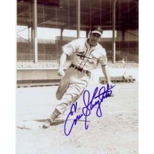  Enos Slaughter Autographed/Hand Signed St. Louis Cardinals 