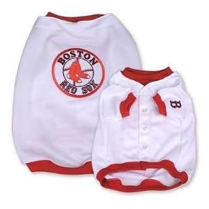 Boston Red Sox Primary Logo Dog Baseball Jersey Shirt   Size Medium 