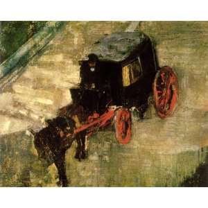   Reproduction   James Ensor   24 x 20 inches   The Cab