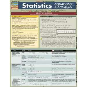   Statistics Equations amp; Answers  Pack of 3