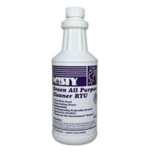 Misty R168 12 32 Oz. Ready To Use Green All Purpose Cleaner Bottle 