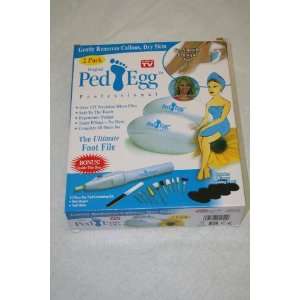  2 Pack Ped Egg,the Ultimate Foot File. Over 135 Precision 