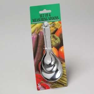  Stainless Steel Measuring Spoons 4 Piece Case Pack 48 