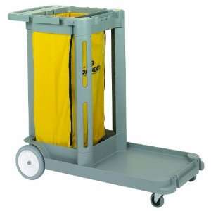 Continental 182GY Grey Compact Janitorial Cart  Industrial 