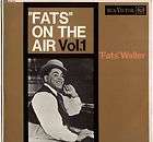 FATS WALLER ~ FATS ON THE AIR VOL.1 ~ 1963 UK MONO LP ~ RCA VICTOR 