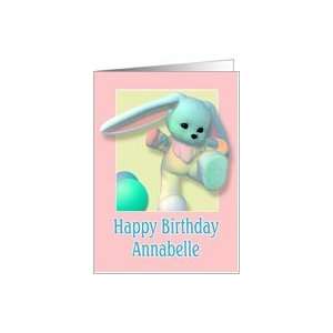  Annabelle, Happy Birthday Bunny Card Health & Personal 