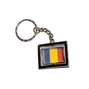  Romania Romanian Country Flag   New Keychain Ring 