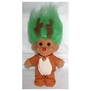    My Lucky Rudolph Reindeer Troll Russ Berrie 6 Toys & Games