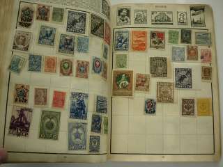WW, BRITISH COLONIES, 2500+ Stamps hinged in an OLD Wanderer albumNo 