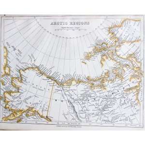  Lowry Map of Arctic Regions (1853)