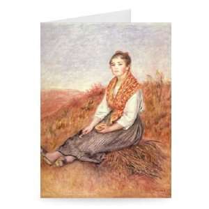 Woman with a bundle of firewood, c.1882 by   Greeting Card (Pack of 