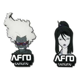 AFRO SAMURAI PINS Justice & Pistols NEW Ninja & Okiku  