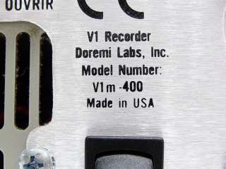   400 V1 2U RACK MOUNT DIGITAL VIDEO SERVER DISK RECORDER V1M400  