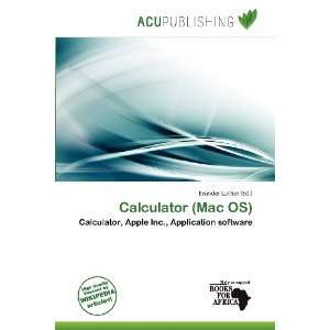  Calculator (Mac OS) (9786200961129) Evander Luther Books
