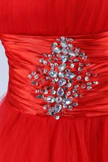 Formal Prom Glitter satin Short evening Dress Bridesmaids Dress 