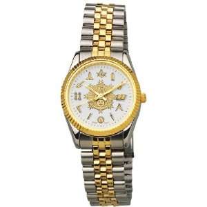 Watch Masonic Past Master with Working Tools Gold Tone