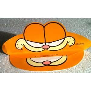 GARFIELD the Cat Party Visor Hat (8 Count) 6 1/2 Inches Tall  Dated 