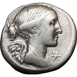   Republic L. Valerius Flaccus CONSUL Victory & Mars Ancient Silver Coin