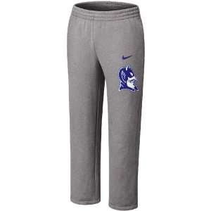  Nike Duke Blue Devils Ash Classic Fleece Pants (X Large 
