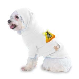 ESCAPE Hooded (Hoody) T Shirt with pocket for your Dog or Cat LARGE 