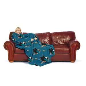    NHL San Jose Sharks Huddler Blanket With Sleeves