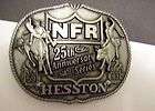 1982 Hesston NFR All Around Cowboy 8th Ed BELT BUCKLE  