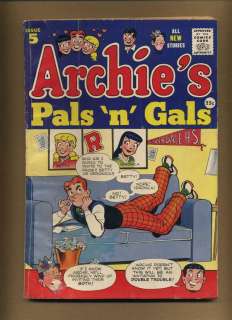 Archies Pals n Gals #5 (Strict GVG) Silver Age Archie comic  