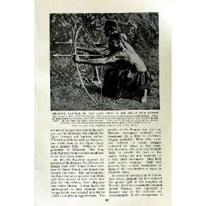  c1920 BIG GAME HUNTERS LOGO TRIBE WELLE FOREST CONGO