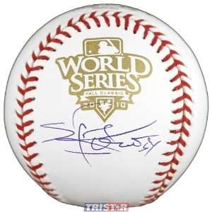   Romo Autographed Rawlings Official 2010 World Series Baseball Sports