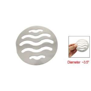   8cm Diameter Silver Tone Floor Drain Cover Grate