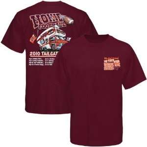  NCAA Virginia Tech Hokies Maroon 2010 Football Schedule 