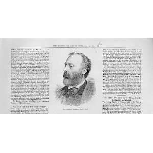  Sir Andrew Clark Antique Print Portrait 1883
