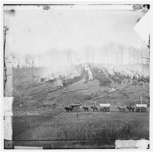 Civil War Reprint Belle Plain, Virginia. Camp of 150th Pennsylvania 