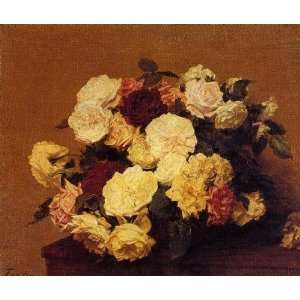    Théodore Fantin Latour   32 x 26 inches   Roses 12