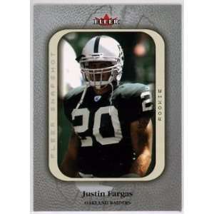  Justin Fargas Oakland Raiders 2003 Fleer Shapshot #114 