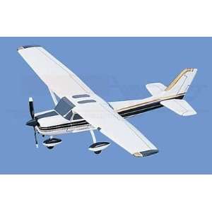  Cessna 150/152, White w/ Blue & Gold Trim Aircraft Model 