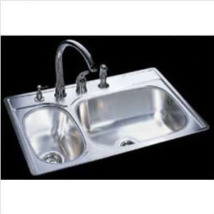  Noble Double Bowl Kitchen Sink Number of Holes 3